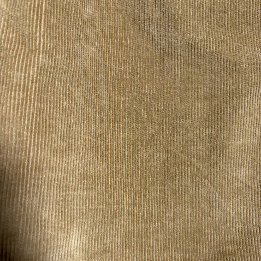 Jolt Golden Tan Corduroy Mini Skirt. Full Front Zip. Junior Size M - Picture 6 of 7